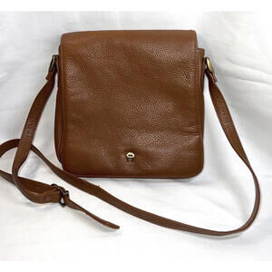 Etienne Aigner Vintage BROWN Leather Shoulder Satchel Style Bag Vintage